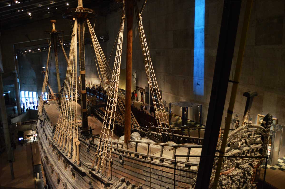barco Vasa en el museo barco Vasa en el museo