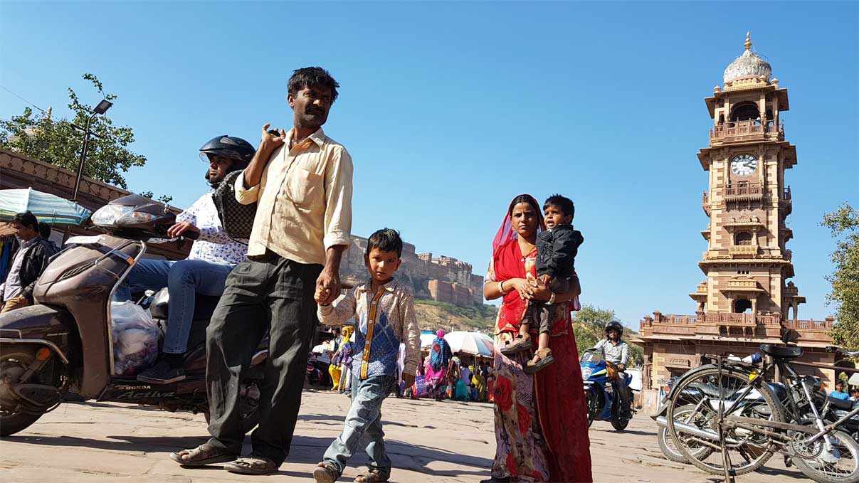 La Torre del Reloj en Jodhpur La Torre del Reloj en Jodhpur