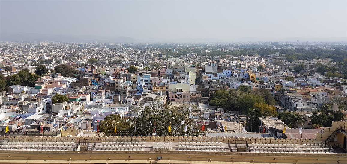 vistas desde el Palacio de Udaipur vistas desde el Palacio de Udaipur