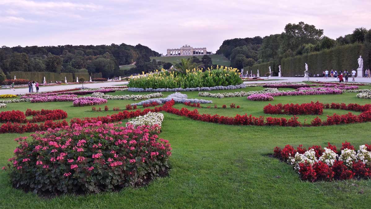 Jardines del Palacio de Schönbrunn jardines y flores del Palacio de Schönbrunn