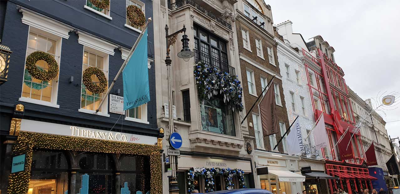 New Bond St, la calle del lujo