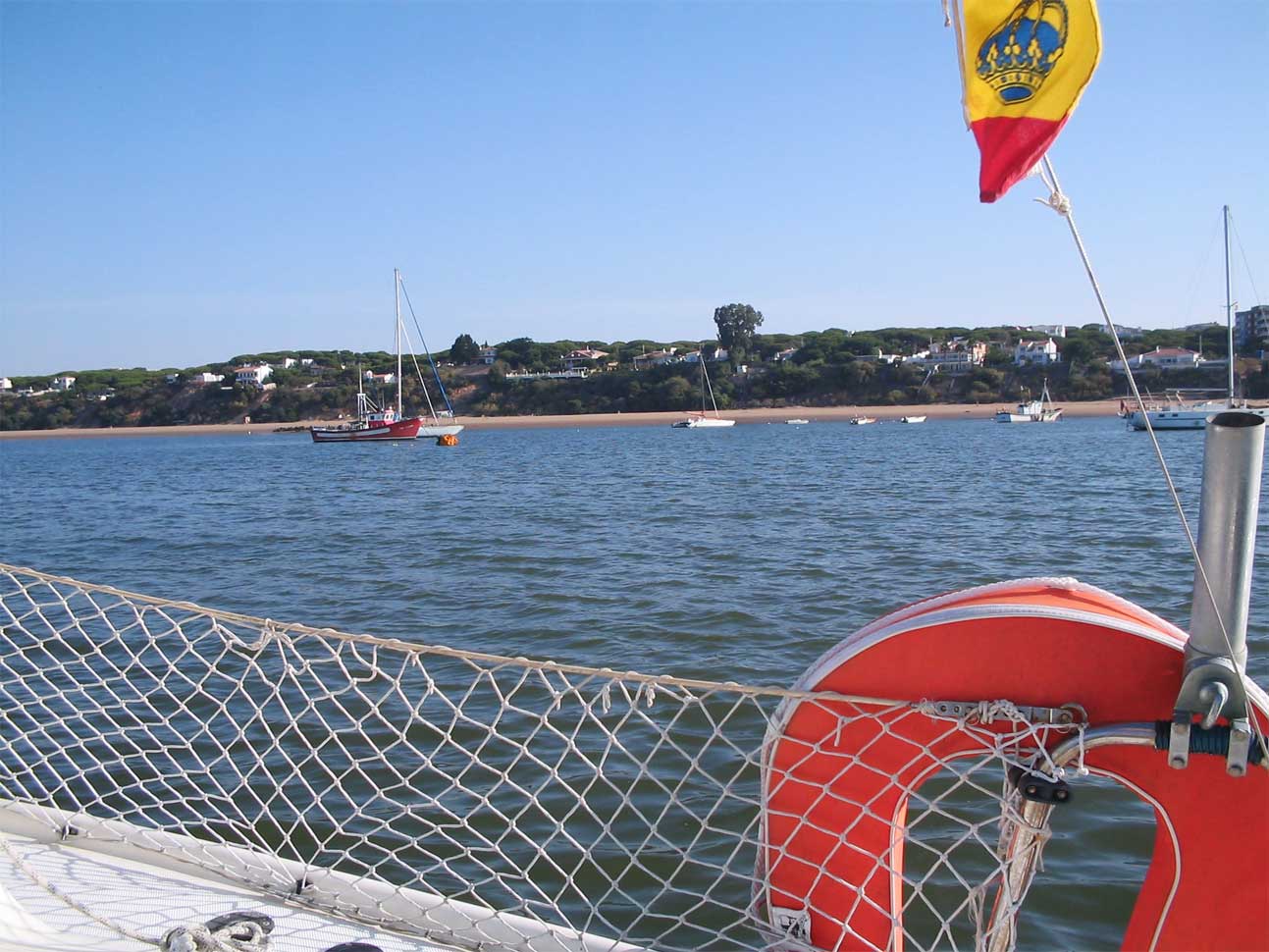 Mazagón en velero