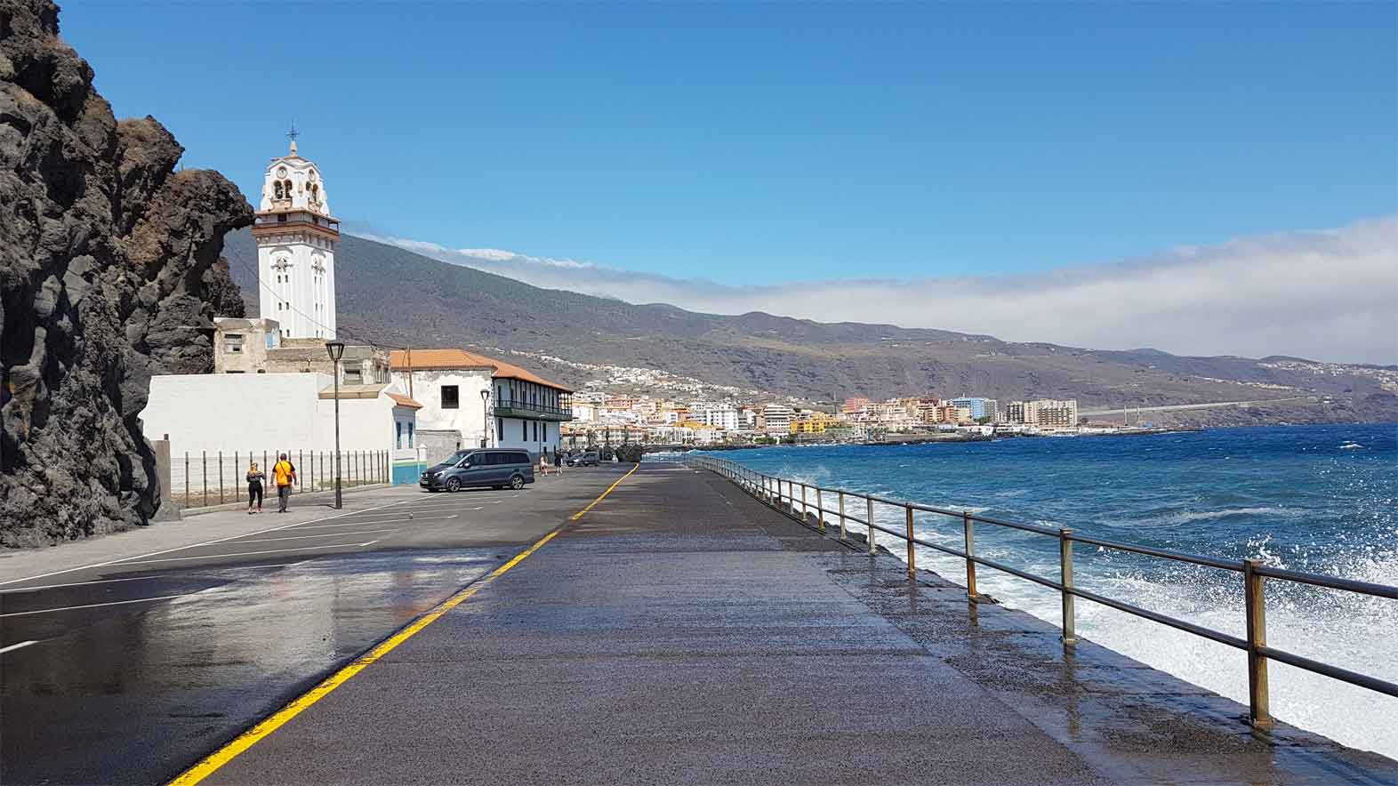 camino hacia ermita de San Blas en Candelaria