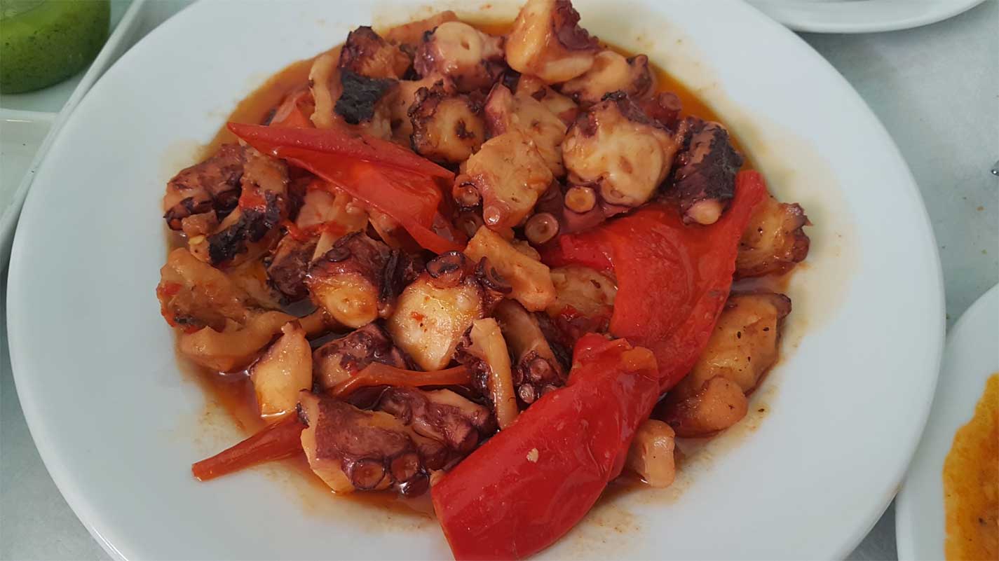 pulpo frito guachinche Tenerife