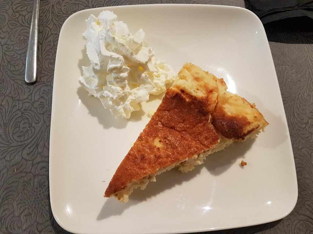 tarta de queso en Restaurante Al Socaire, Casa de Cantabria en Madrid