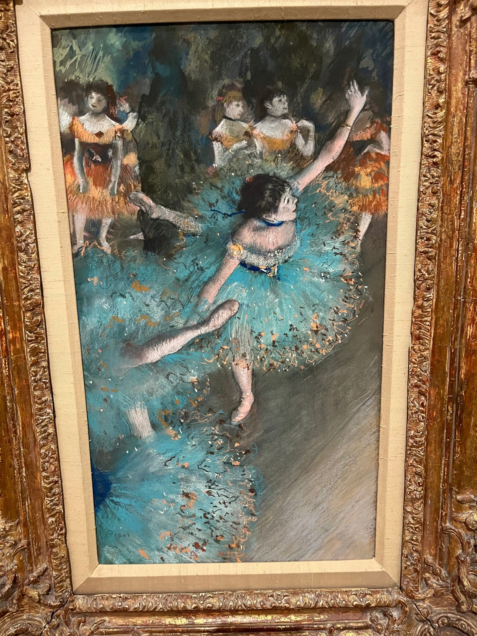 Bailarina basculando, de Degas (1.877)