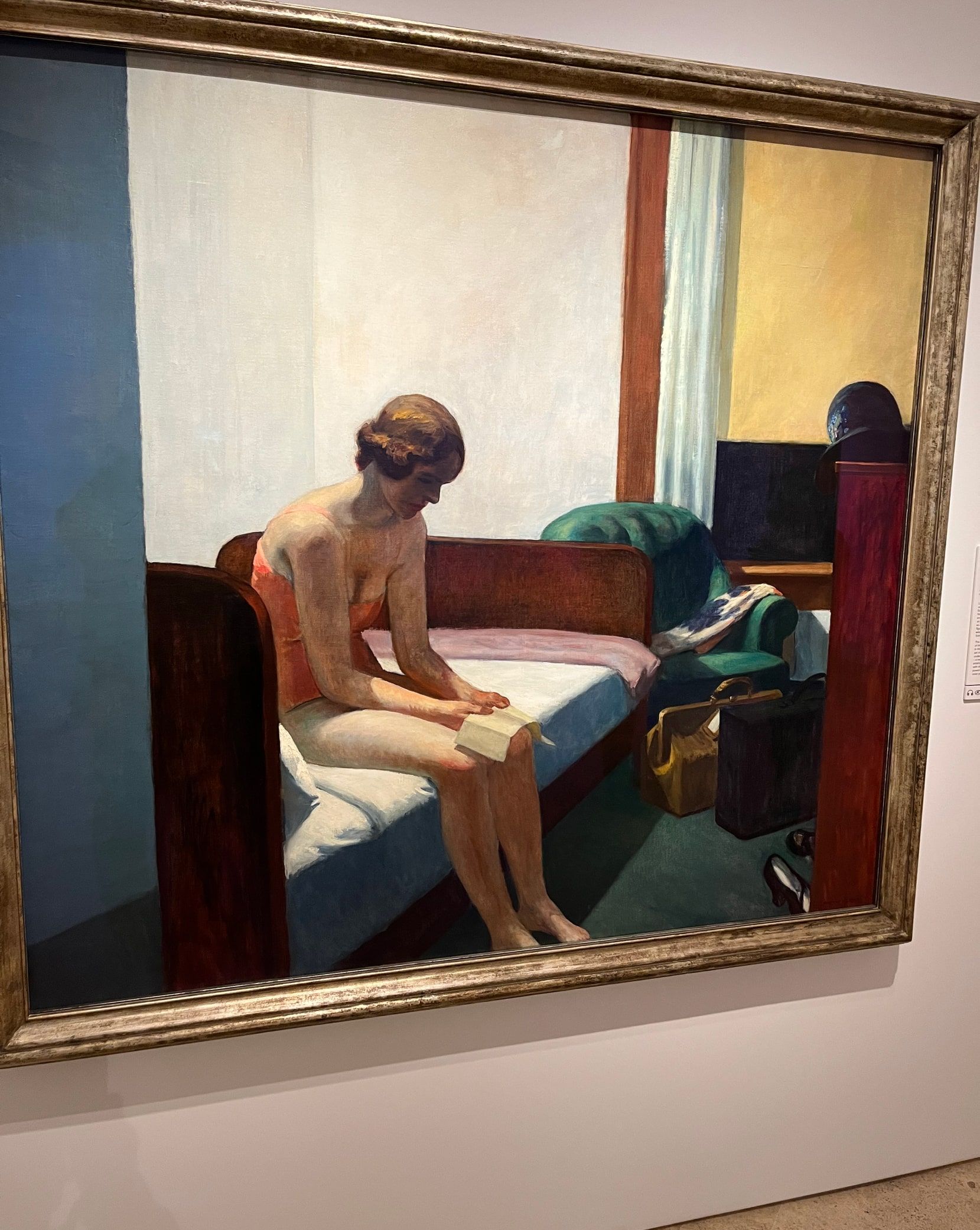 Habitación de hotel, de Hopper (1.931)
