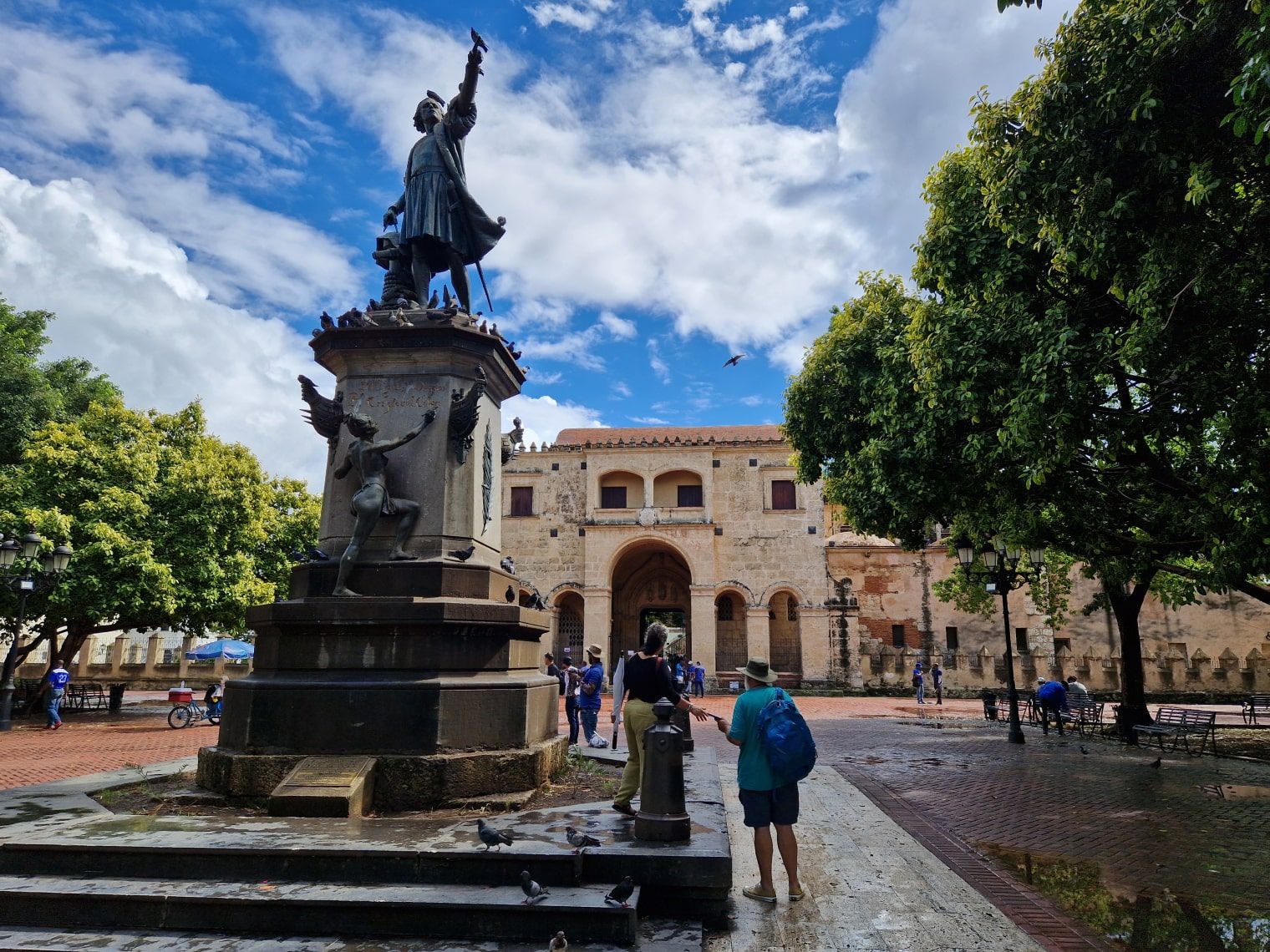 El Parque Colón y la Plaza Mayor