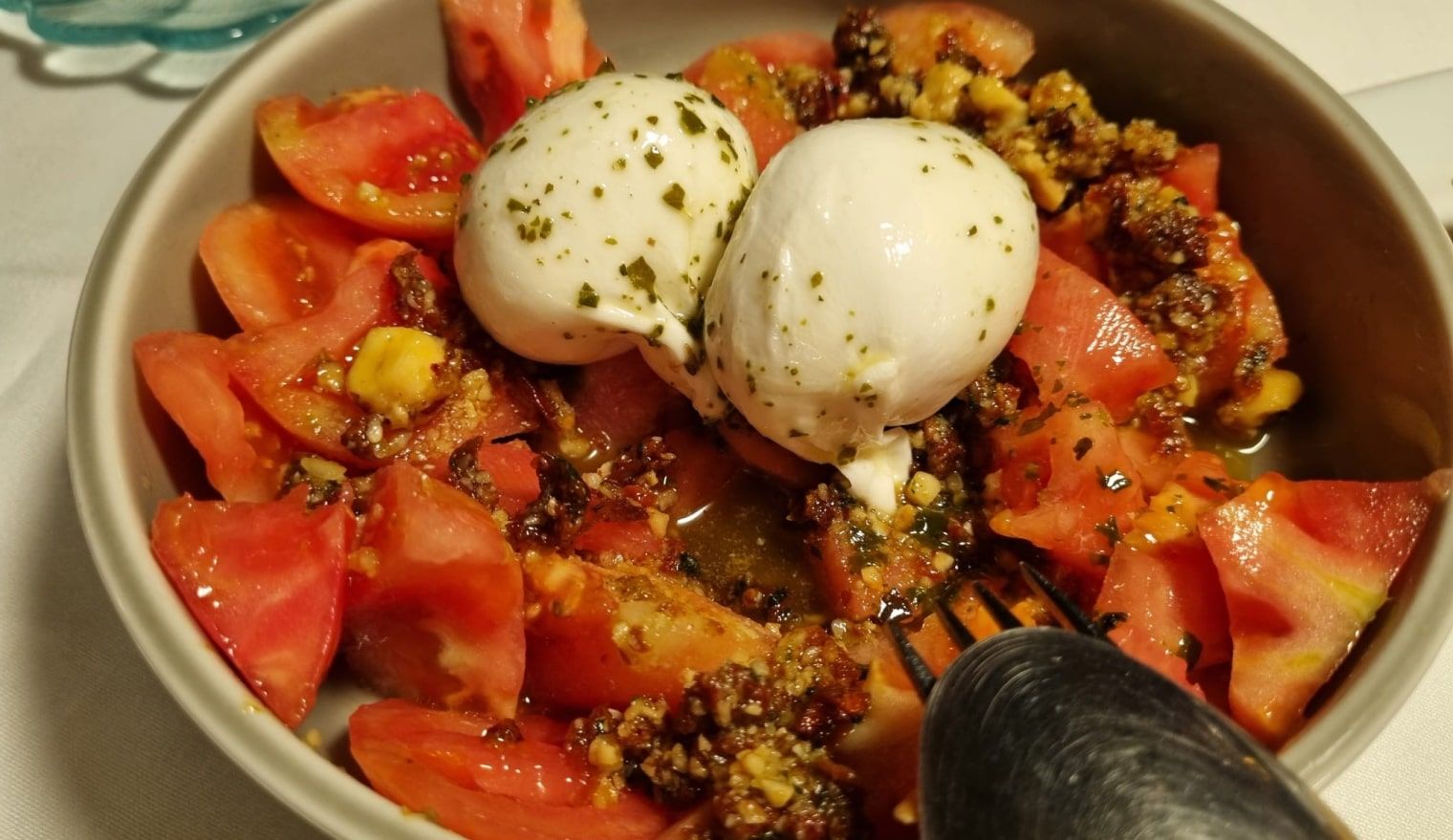 tomate de Conil y burrata