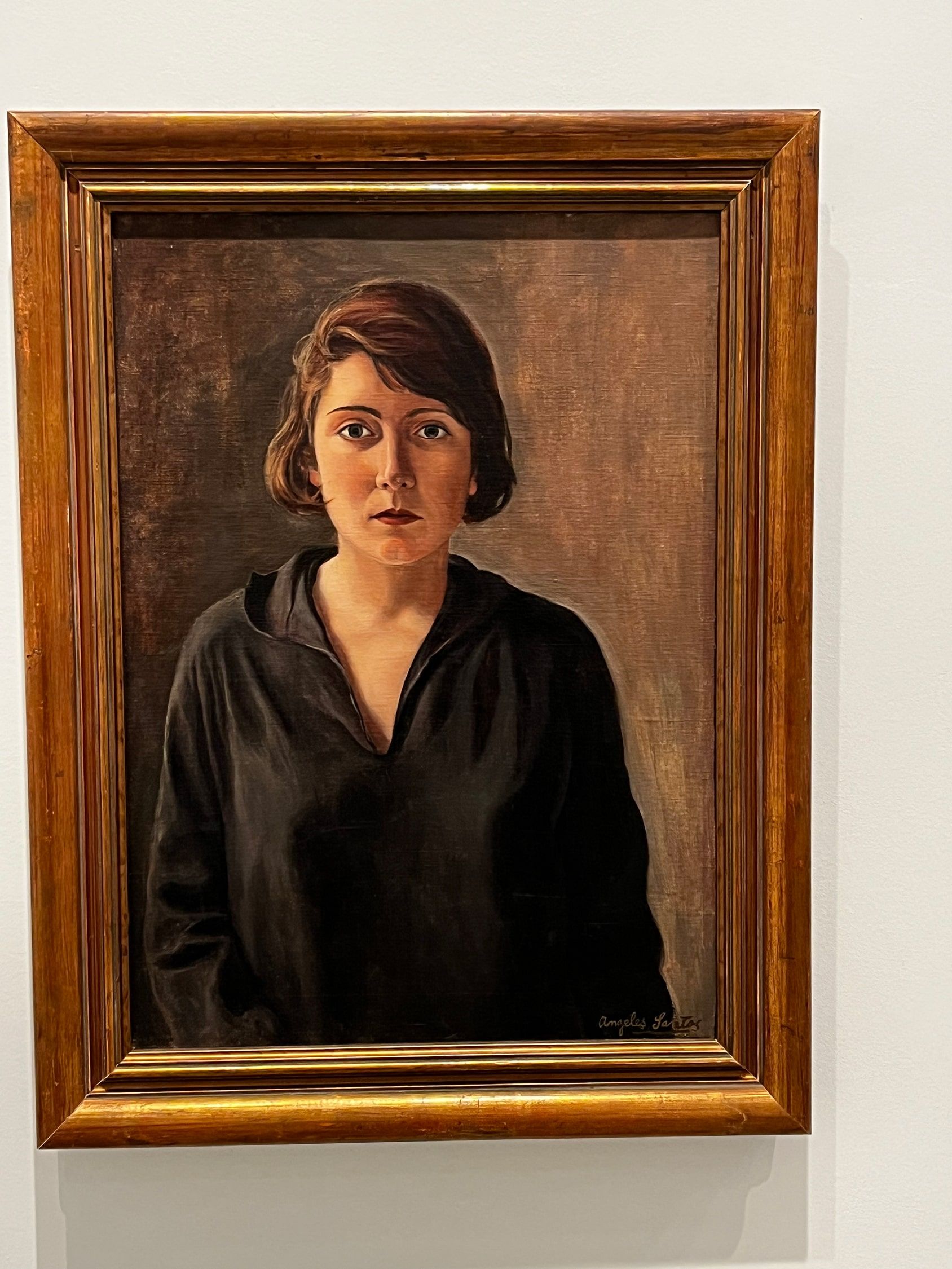 Autorretrato de Ángeles Santos (1928)